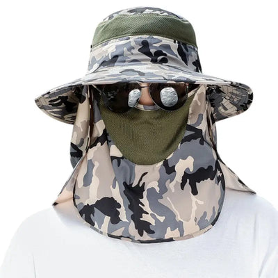 Chapeau anti uv anti insectes randonnée