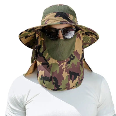 Chapeau anti uv anti insectes randonnée