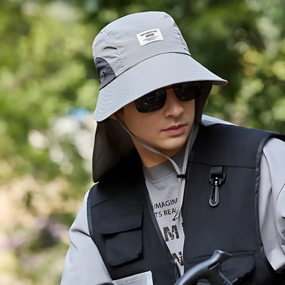 Chapeau anti uv protection cou randonnée