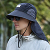 Chapeau anti uv protection cou randonnée
