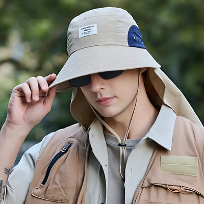 Chapeau anti uv protection cou randonnée
