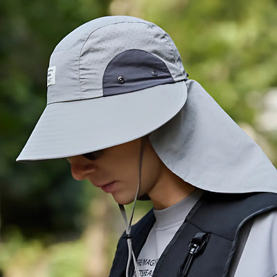 Chapeau anti uv protection cou randonnée
