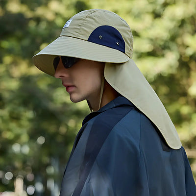 Chapeau anti uv protection cou randonnée