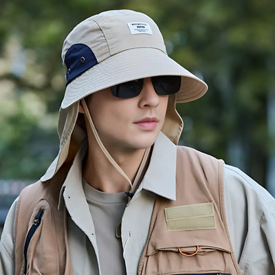 Chapeau anti uv protection cou randonnée