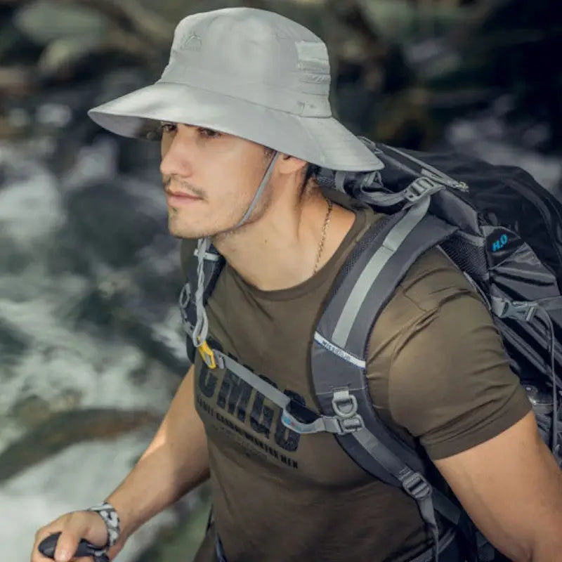 Chapeau anti uv survie nature