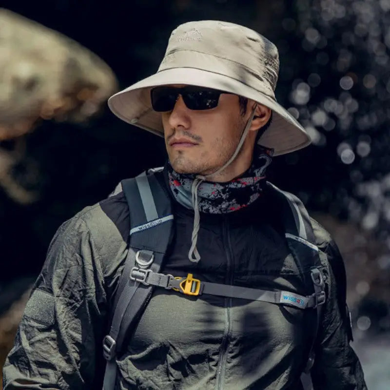 Chapeau anti uv survie nature
