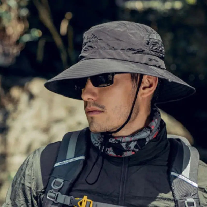 Chapeau anti uv survie nature