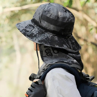 Chapeau de brousse camouflage femme