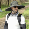 Chapeau de brousse couvre visage