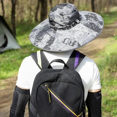 Chapeau de brousse couvre visage
