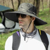 Chapeau de brousse couvre visage