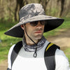 Chapeau de brousse couvre visage