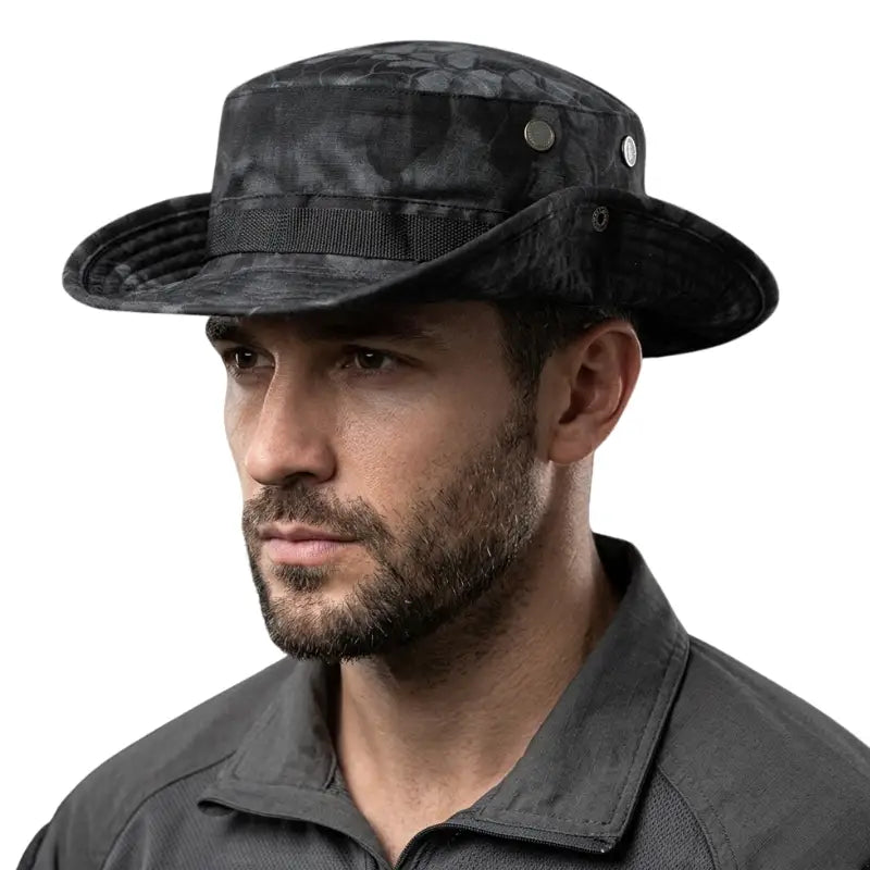 Chapeau de brousse marine