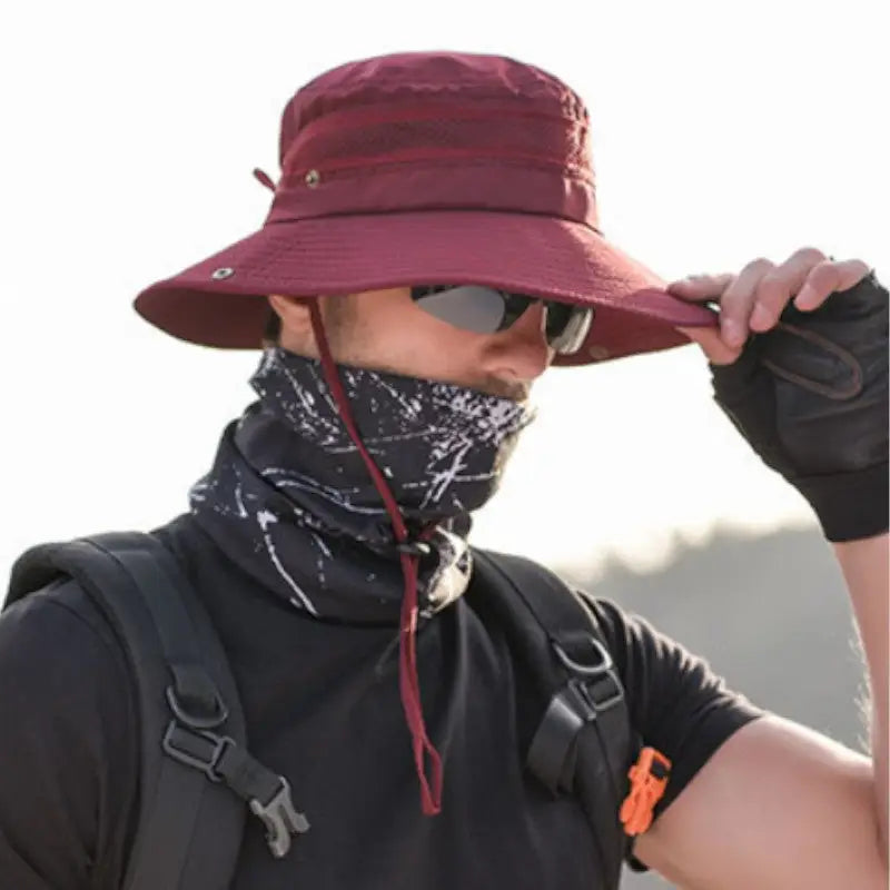 Chapeau de brousse pliable