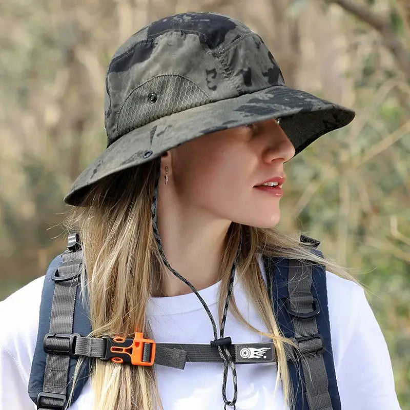 Chapeau de brousse militaire femme