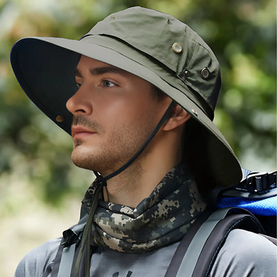 Chapeau randonnée anti uv impermeable