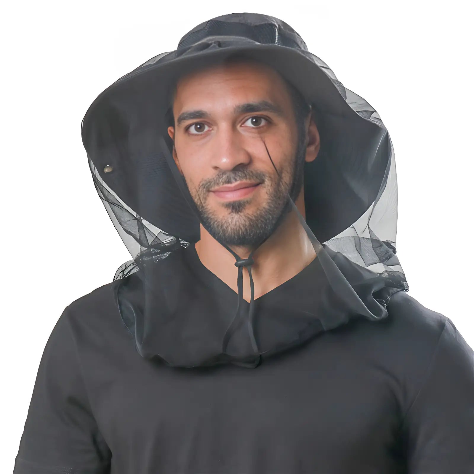 Chapeau randonnée avec moustiquaire