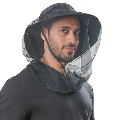 Chapeau randonnée avec moustiquaire