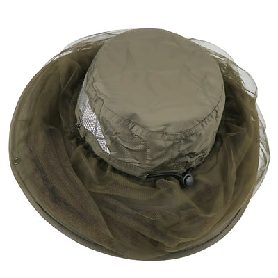 Chapeau randonnée avec moustiquaire