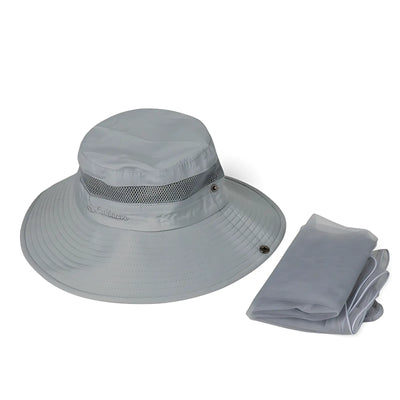 Chapeau randonnée avec moustiquaire