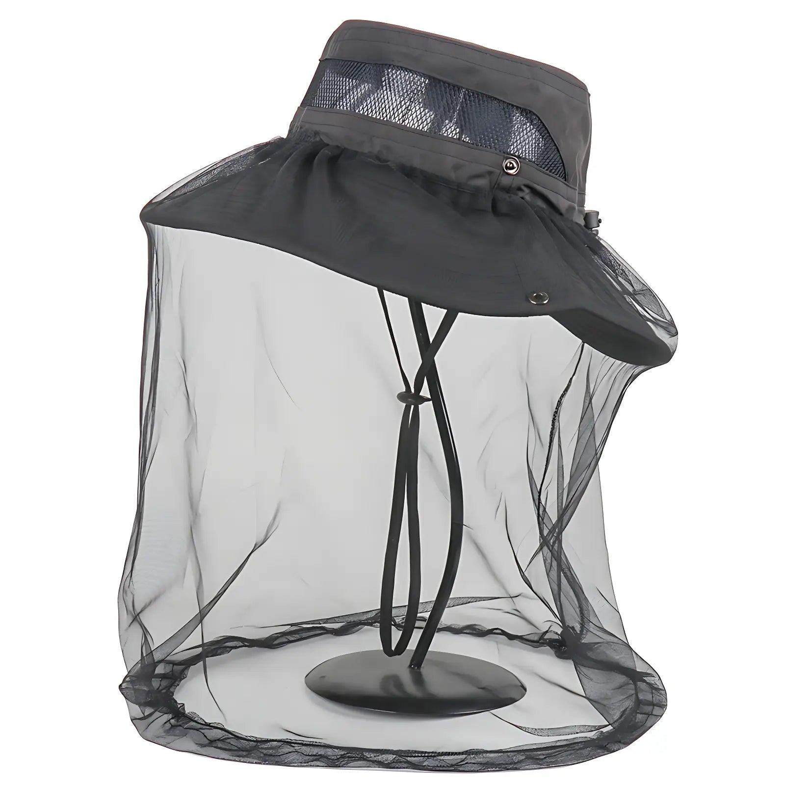 Chapeau randonnée avec moustiquaire