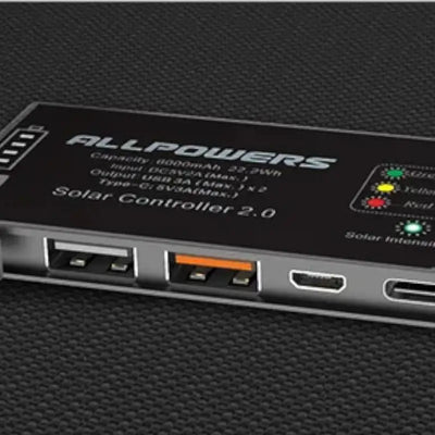 CHARGEUR SOLAIRE ÉTANCHE ET PLIABLE
