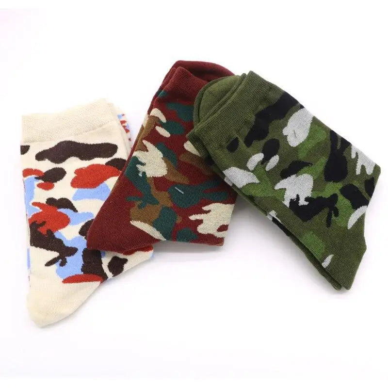 Chaussette motif militaire