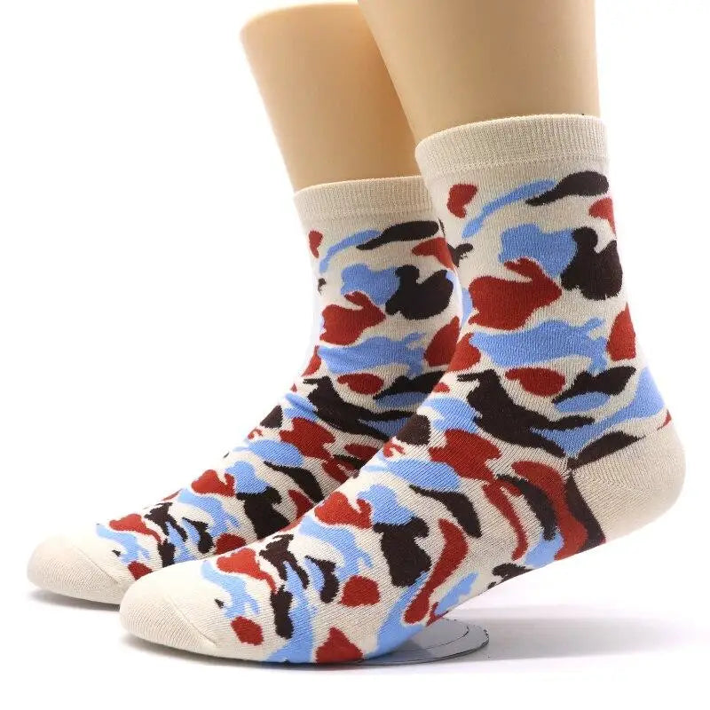Chaussette motif militaire