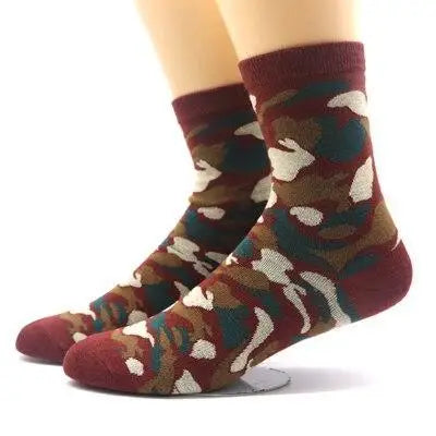 Chaussette motif militaire