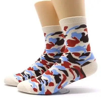 Chaussette motif militaire