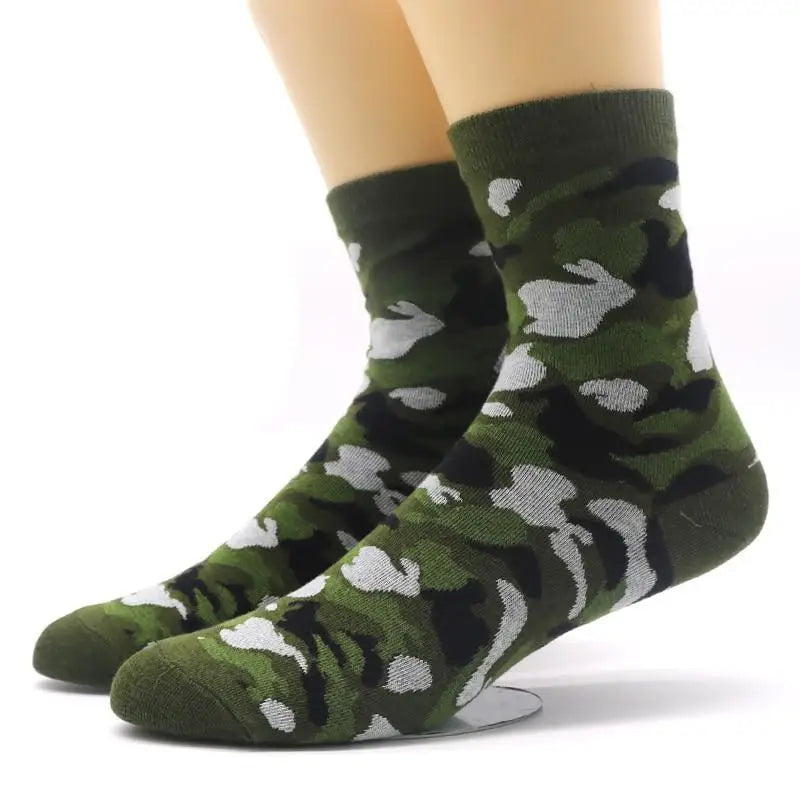 Chaussette motif militaire