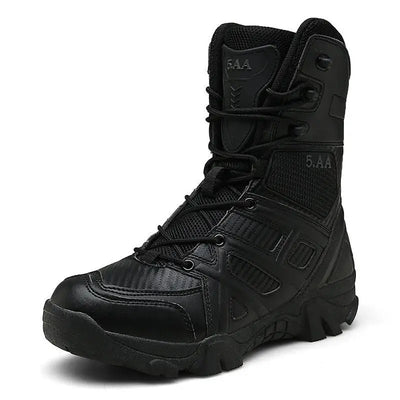 CHAUSSURE MILITAIRE MONTANTE EN CUIRE