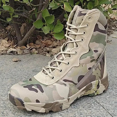 Chaussure motif militaire