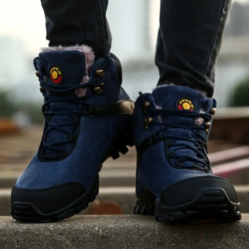 Chaussure randonnée bleu homme