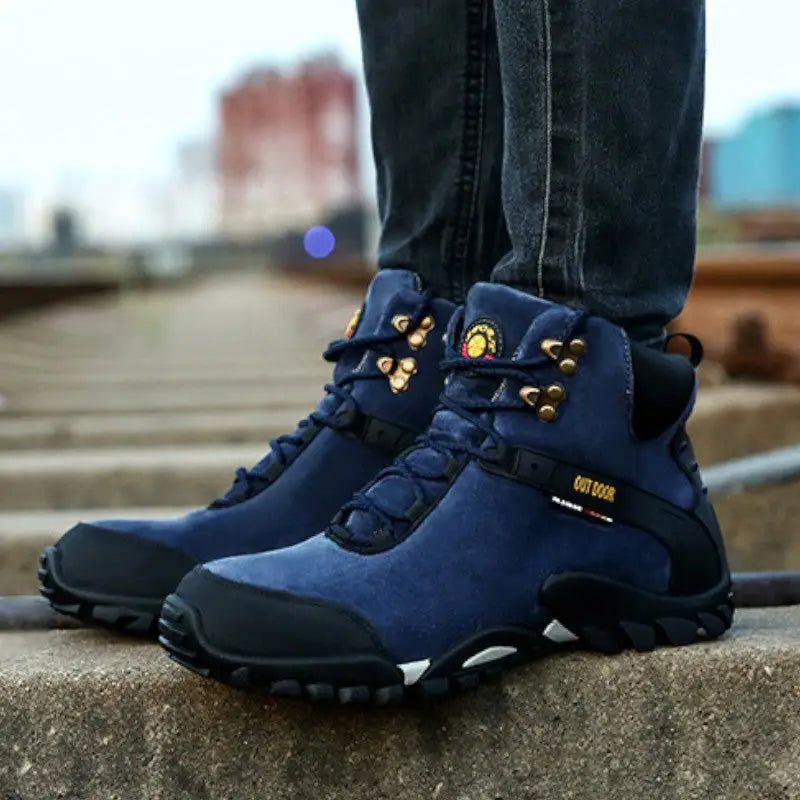 Chaussure randonnée bleu homme