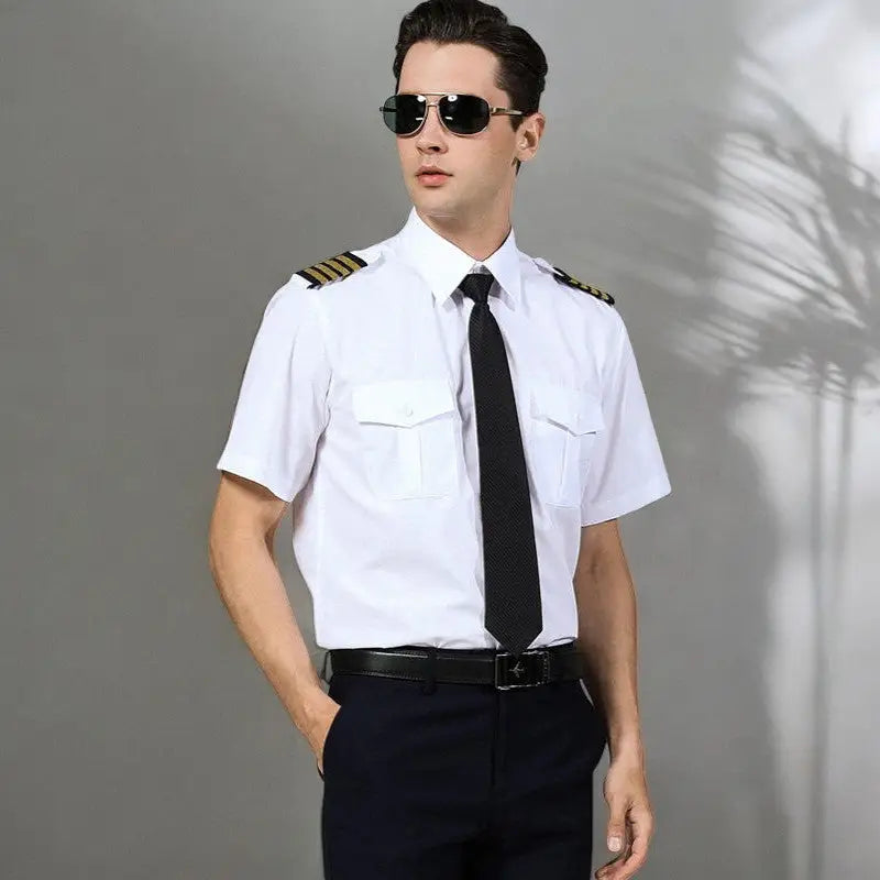 Chemise blanche militaire