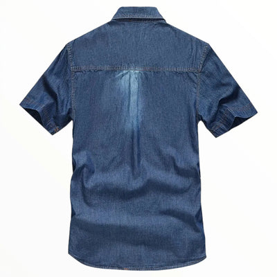 Chemise bleue militaire