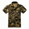 Chemise camouflage kaki