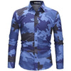 Chemise camouflage militaire homme