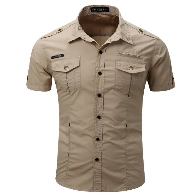 Chemise avec épaulette homme
