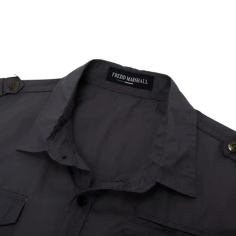 Chemise avec épaulette homme