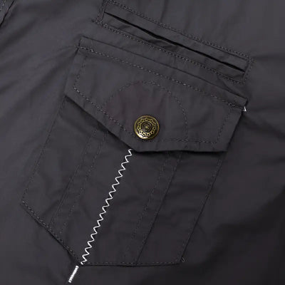 Chemise avec epaulette homme