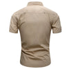 Chemise avec epaulette homme
