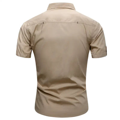 Chemise avec epaulette homme