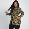 Chemise femme imprimé militaire