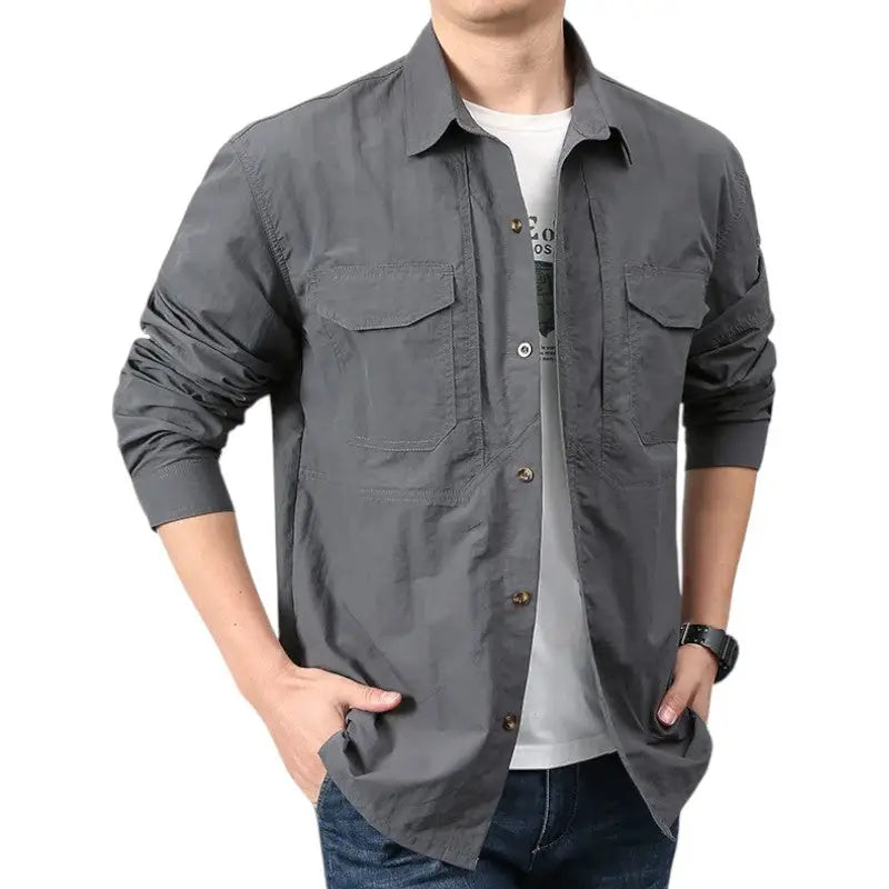 Chemise homme manches longues