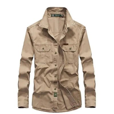 Chemise homme style militaire