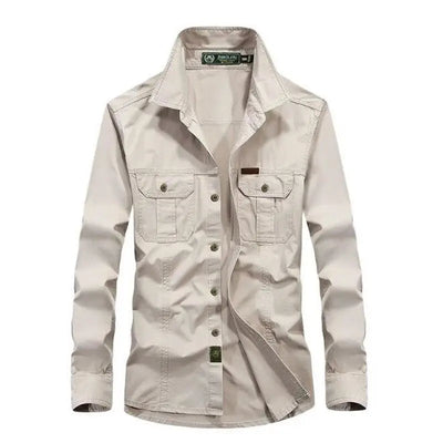 Chemise homme style militaire