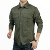 CHEMISE MILITAIRE A DOUBLE POCHES