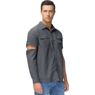 CHEMISE MILITAIRE AVEC POCHES TACTIQUES